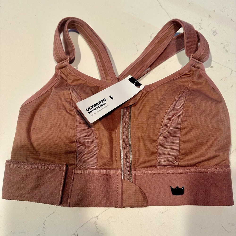Shefit Ultimate Sports Bra new with tags size Medium in rose taupe